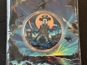 lot 8 image: 1 Ounce .999 Fine Copper Round Pirate Willie