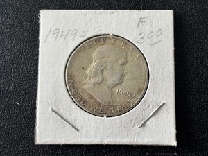 lot 42 image: 1949-S Franklin Half Dollar