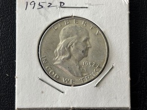 lot 44 image: 1952-D Franklin Half Dollar
