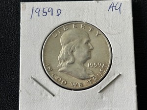 lot 48 image: 1959-D Franklin Half Dollar