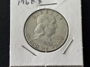 lot 49 image: 1960-D Franklin Half Dollar