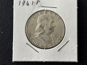 lot 50 image: 1961 Franklin Half Dollar