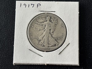 lot 58 image: 1917 Walking Liberty Half Dollar