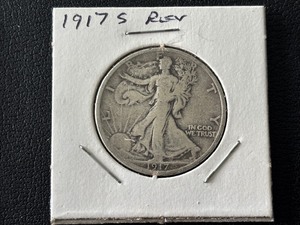 1917-S Reverse Walking Liberty Half Dollar