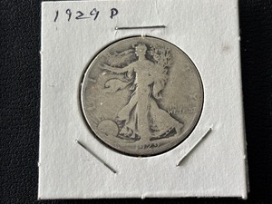 lot 60 image: 1929-D Walking Liberty Half Dollar