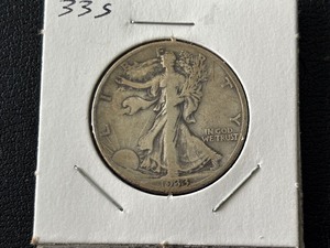 lot 61 image: 1933-S Walking Liberty Half Dollar
