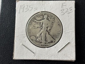 lot 64 image: 1935-S Walking Liberty Half Dollar