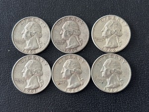lot 85 image: Washington Silver Quarters