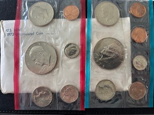 lot 98 image: 1973 P & D Mint Set