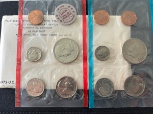 lot 99 image: 1972 P & D Mint Set