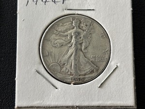 lot 75 image: 1944 Walking Liberty Half Dollar