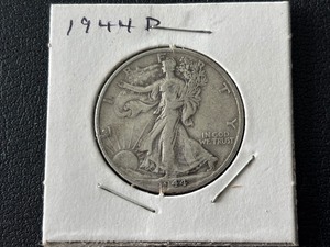 lot 76 image: 1944-D Walking Liberty Half Dollar