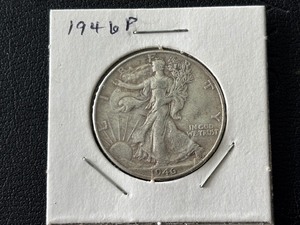 lot 79 image: 1946 Walking Liberty Half Dollar