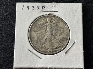 lot 67 image: 1939-D Walking Liberty Half Dollar
