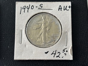 lot 69 image: 1940-S Walking Liberty Half Dollar