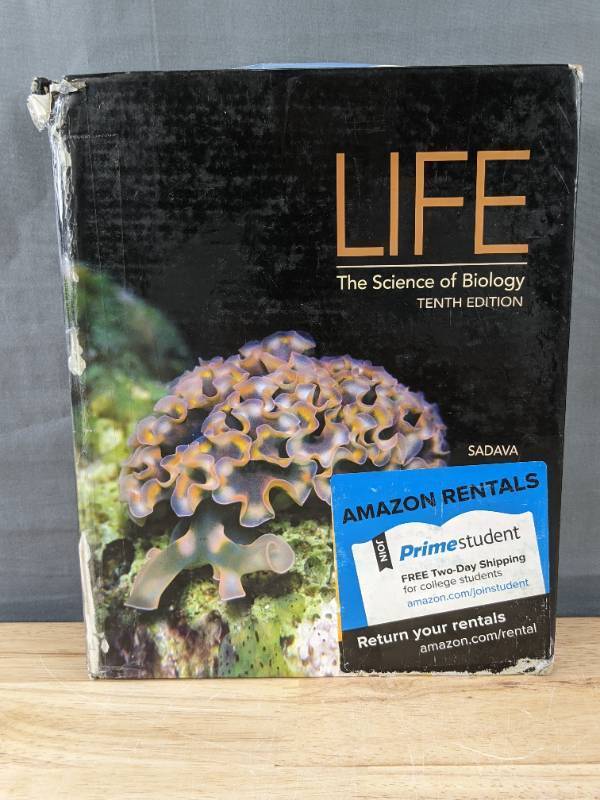 lot 185 image: Life The Science of Biology 10th Edition $113 Retail when New N