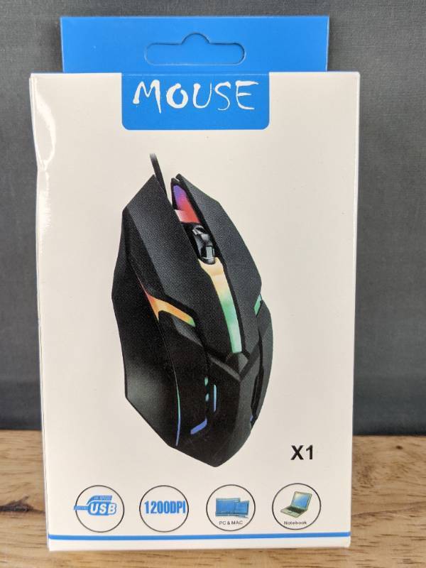 lot 43A image: Brand New USB Gaming Mouse N