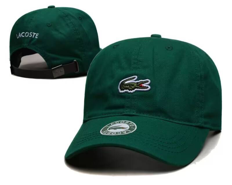 lot 27D image: Brand New Lacoste Unisex Green Baseball Style Cap Adult Hat OSFM Y