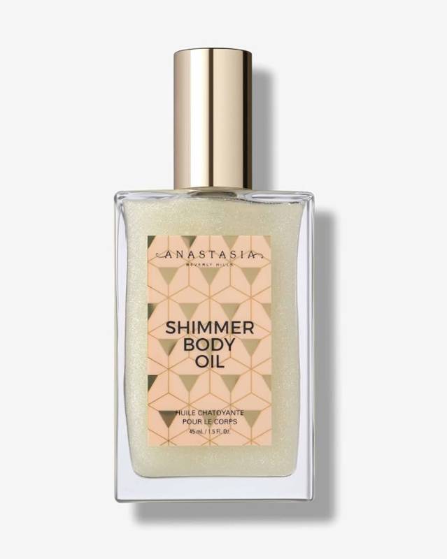 lot 46F image: Brand New Anastasia Beverly Hills - Shimmer Body Oil White $38 Retail N