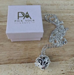 lot 162 image: Brand New Pick Your Angel Silver Necklace Pregnancy Bola N