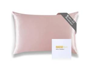 lot 114 image: Brand New ZIMASILK Mulberry Silk Pink Pillowcase Standard Size N
