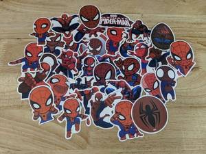 lot 147 image: 35 Brand New Marvel Spiderman Stickers N