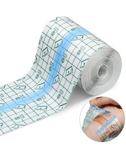 lot 175 image: Brand New Transparent Dressing Adhesive Bandage Waterproof Clear Adhesive Bandages Stretch Tape for Tattoos Swimming 3.94 Inch x 10.94 Yard N