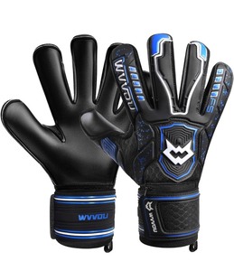 lot 161 image: Brand New Size 7 Soccer Goalie Gloves for Youth and Adult with 4 Finger Saves Pro Goalkeeper Gloves Soccer Gloves with 43mm Super Grip Latex Palm N