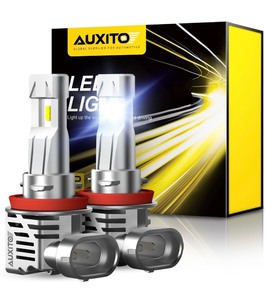 lot 94 image: 2 Pack Brand New AUXITO H11H8H9 LED Fog Light Bulbs 60W 6500K Cool White 15000ml N