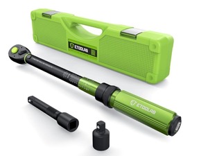 lot 57 image: Brand New etoolab 12 Drive Click Torque Wrench Dual-Range10-170.0ft.lb13.60-230.5Nm3% Precision Torque Wrench, 72 Tooth Dual-Direction Adjustable for Bicycle, Moto, Car Maintenance 3 Pcs N