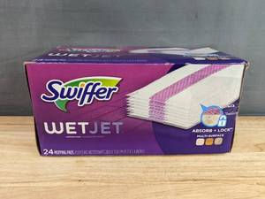 lot 199 image: Brand New Swiffer Wet Jet Mopping Pads 24 Total N