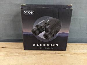 lot 60 image: Brand New Occer 12x25 Compact Binoculars with Strap and Cleaning Cloth $35.99 Retail N