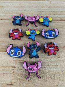 lot 4H image: 10 Brand New Lilo & Stitch Character Croc Charms N