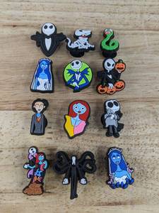 lot 92H image: 12 Brand New Nightmare Before Christmas Character Croc Charms N