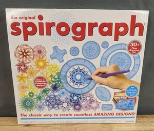lot 591 image: Brand New Hasbro The Original Spirograph 30 Piece Drawing Set N