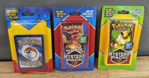 lot 41H image: Brand New Pokmon 20 Card Plus Promo Blister Pack and 2 Pokmon Mystery Pack Look for Chase Packs Seeded 110 N