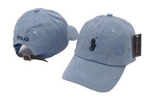 lot 8C image: Brand New Polo Ralph Lauren Unisex Light Blue Baseball Style Cap Adult Hat OSFM Y