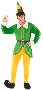 lot 84H image: Brand New Morph Adult Elf Costume Christmas Elf Costume for Men Size Large $45 Retail N