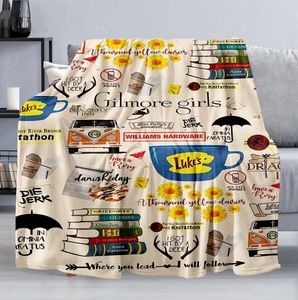 lot 295 image: Brand New Gilmore Girls Soft Anti-Pilling Fleece Flannel Blanket Cozy and Warm Throw Blanket for Sofa, Bed, Camping, Hypoallergenic & Wrinkle Resistant 60 x 50 $30 Retail N