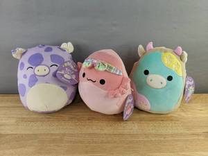 lot 9H image: Brand New Squishmallows Pammy, Lady Kraken, and Cornelius N