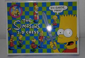 lot 22 image: The Simpsons 3-D Chess
