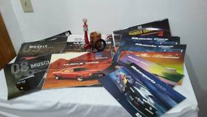 lot 45 image: Vintage Gas Light Replica, Mustang, Muscle CarMopar Calendars.