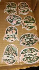 lot 48 image: Ceramic Garden Markers (8)