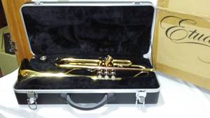 lot 89 image: Etude Trumpet and Case, Like NEW with hard case. Model 120651