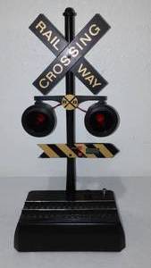 lot 101 image: Vintage Railroad Crossing Arm Alarm Clock.