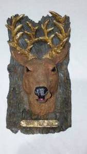 lot 123 image: Thirty Point Buck Wall Hanging,