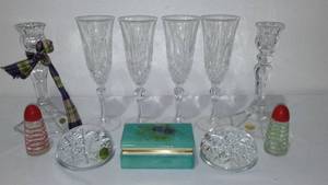 lot 124 image: Cristal France Cystal and more.