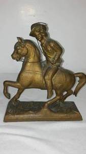lot 141 image: Buffalo Bill Wild West Statue Cast Iron, Circa 1915.