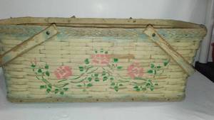 lot 143 image: Antique Basket, Excellent Condition.