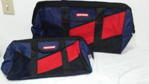 lot 52 image: NEW Craftsman canvas tool bags (2).